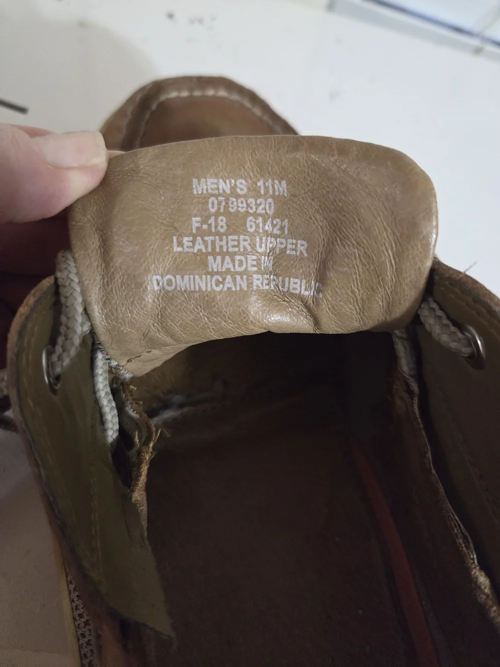 Sperry Billfish 3-Eye Boat Shoe in Brown and Cream - Men's 11